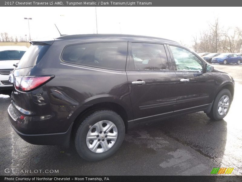 Tungsten Metallic / Dark Titanium/Light Titanium 2017 Chevrolet Traverse LS AWD