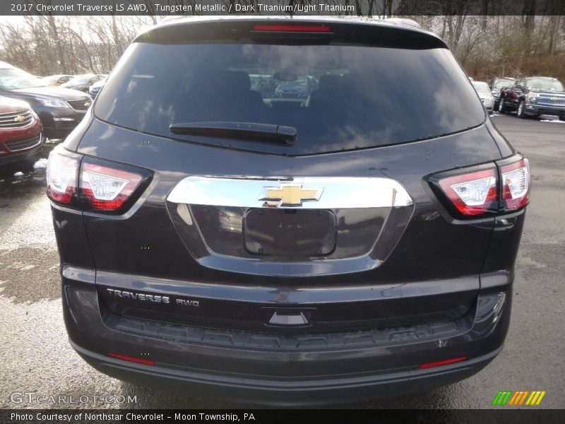 Tungsten Metallic / Dark Titanium/Light Titanium 2017 Chevrolet Traverse LS AWD