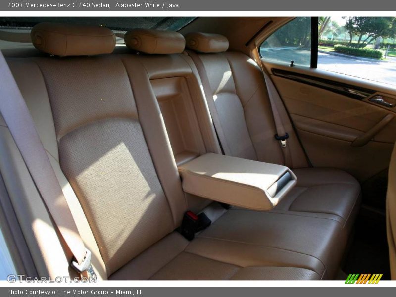 Alabaster White / Java 2003 Mercedes-Benz C 240 Sedan