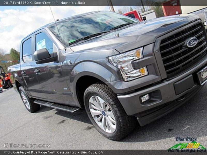 Magnetic / Black 2017 Ford F150 XL SuperCrew 4x4