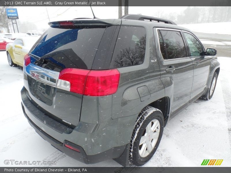 Gray Green Metallic / Jet Black 2013 GMC Terrain SLE AWD
