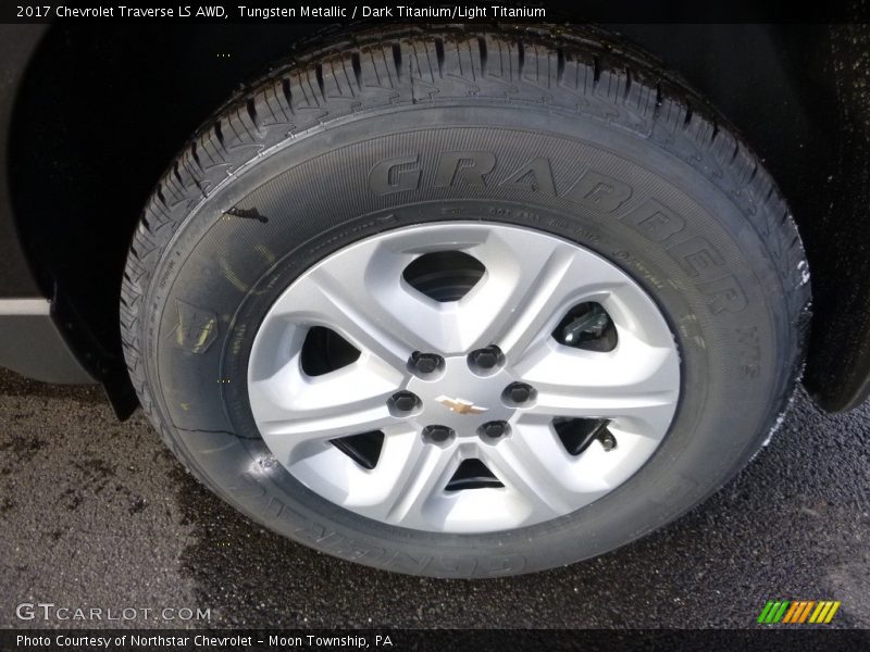Tungsten Metallic / Dark Titanium/Light Titanium 2017 Chevrolet Traverse LS AWD
