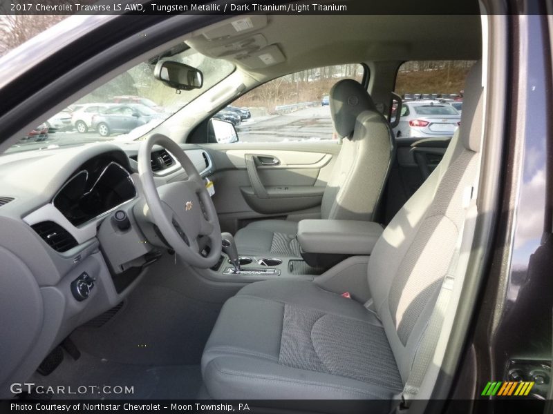 Tungsten Metallic / Dark Titanium/Light Titanium 2017 Chevrolet Traverse LS AWD