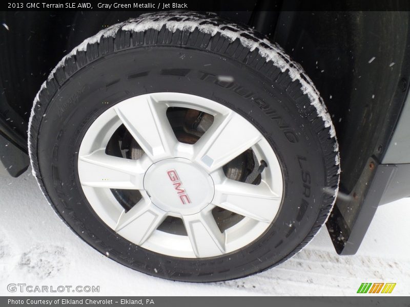 Gray Green Metallic / Jet Black 2013 GMC Terrain SLE AWD