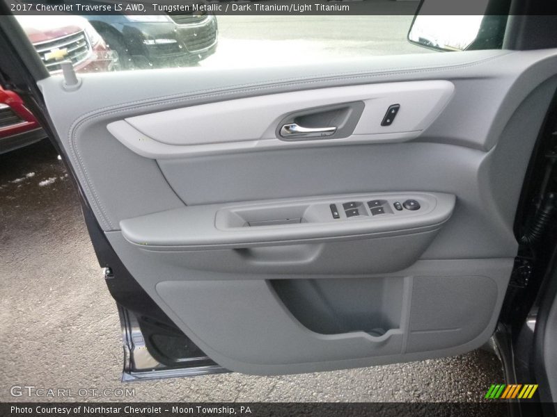 Tungsten Metallic / Dark Titanium/Light Titanium 2017 Chevrolet Traverse LS AWD