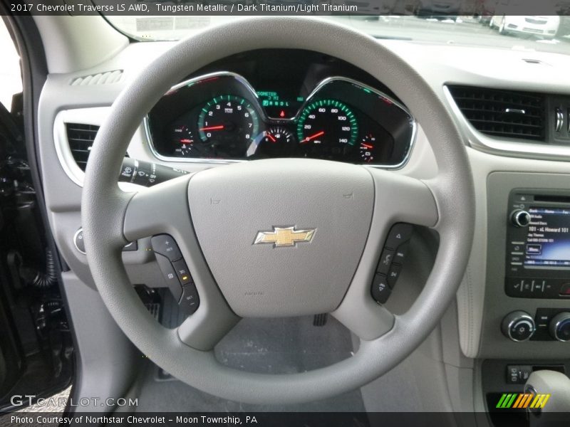 Tungsten Metallic / Dark Titanium/Light Titanium 2017 Chevrolet Traverse LS AWD