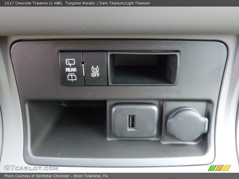 Tungsten Metallic / Dark Titanium/Light Titanium 2017 Chevrolet Traverse LS AWD