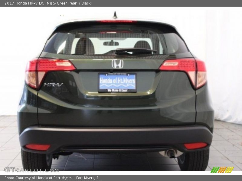 Misty Green Pearl / Black 2017 Honda HR-V LX