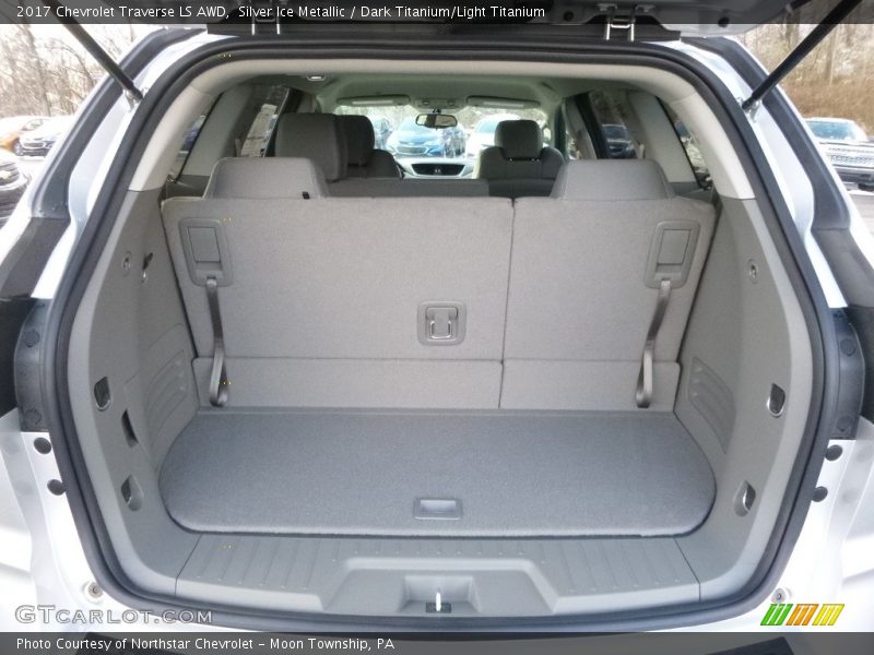 Silver Ice Metallic / Dark Titanium/Light Titanium 2017 Chevrolet Traverse LS AWD