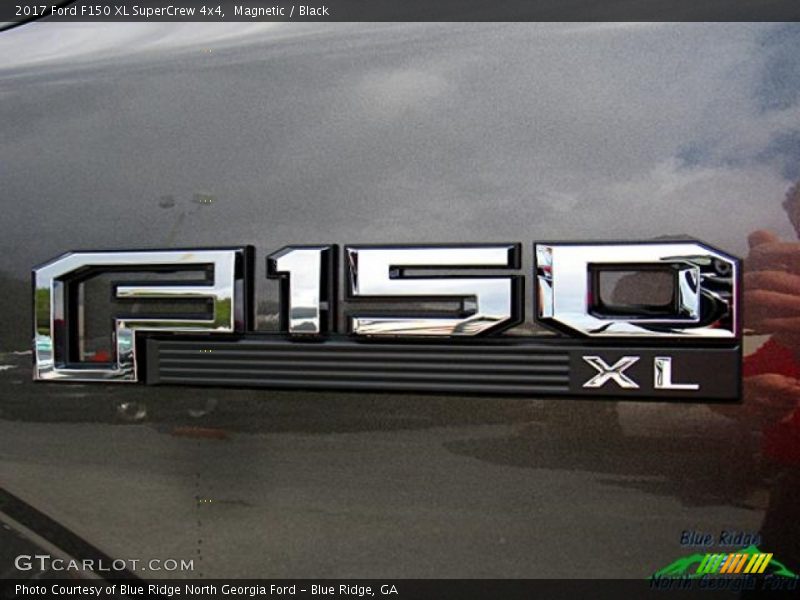 Magnetic / Black 2017 Ford F150 XL SuperCrew 4x4