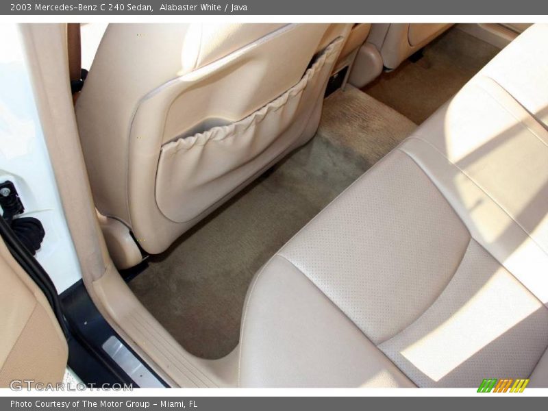 Alabaster White / Java 2003 Mercedes-Benz C 240 Sedan