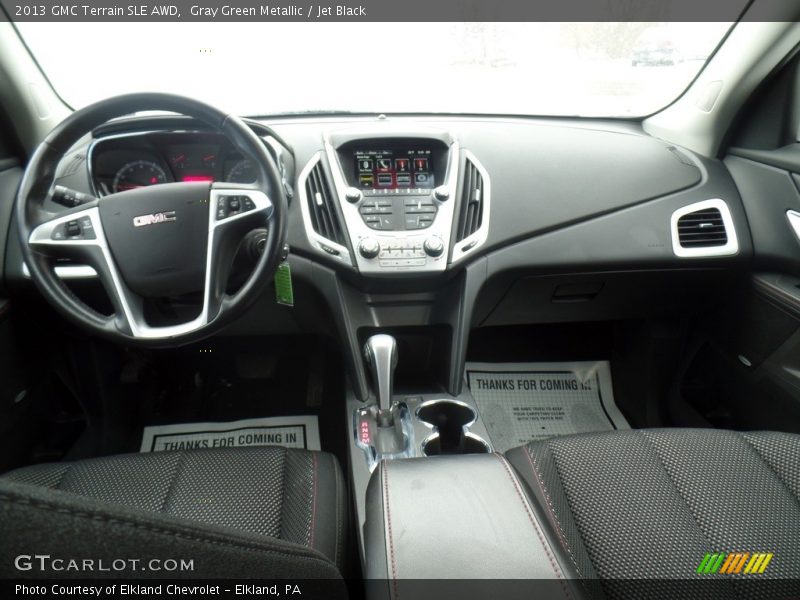 Gray Green Metallic / Jet Black 2013 GMC Terrain SLE AWD