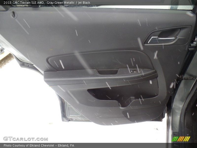 Gray Green Metallic / Jet Black 2013 GMC Terrain SLE AWD