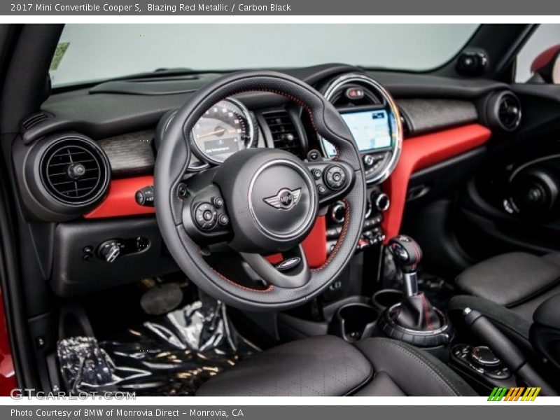 Blazing Red Metallic / Carbon Black 2017 Mini Convertible Cooper S