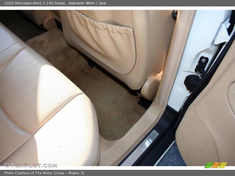 Alabaster White / Java 2003 Mercedes-Benz C 240 Sedan