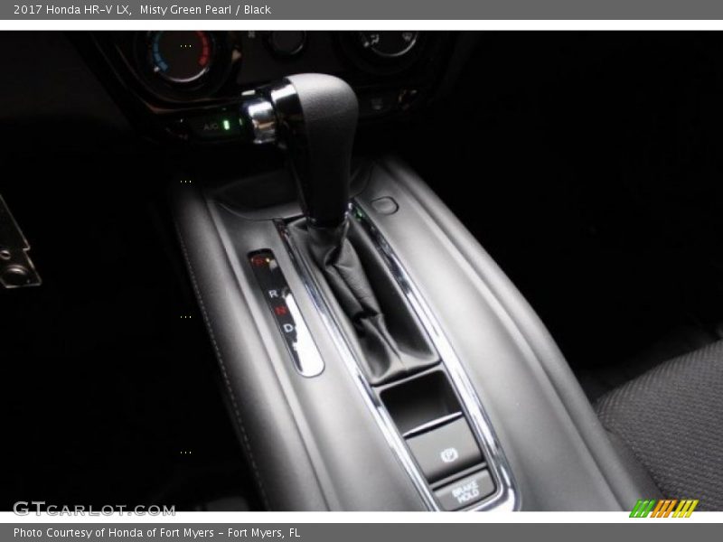 Misty Green Pearl / Black 2017 Honda HR-V LX