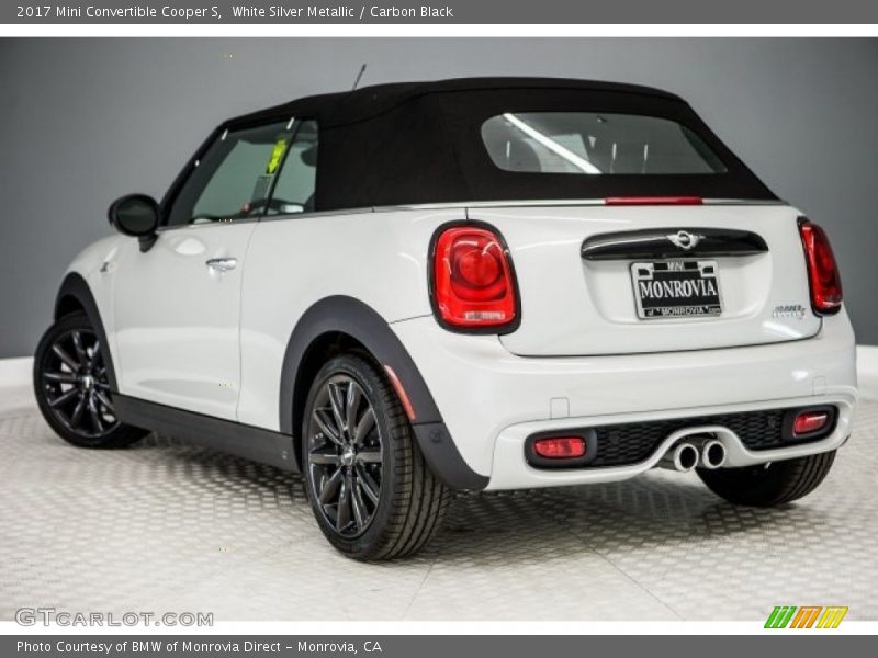 White Silver Metallic / Carbon Black 2017 Mini Convertible Cooper S