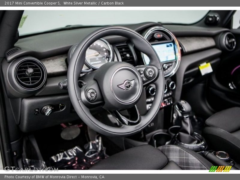 White Silver Metallic / Carbon Black 2017 Mini Convertible Cooper S