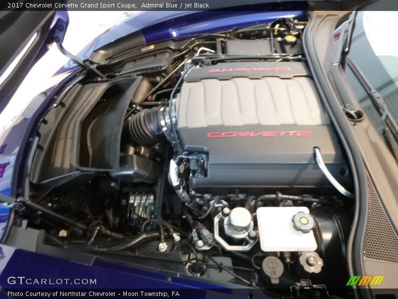 Admiral Blue / Jet Black 2017 Chevrolet Corvette Grand Sport Coupe