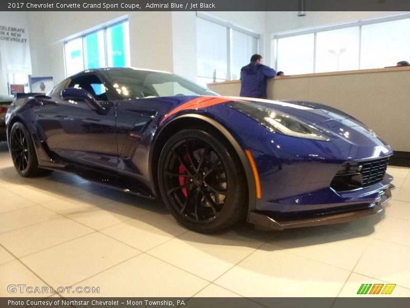 Front 3/4 View of 2017 Corvette Grand Sport Coupe
