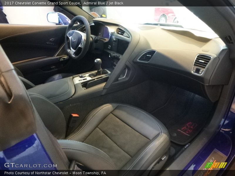 Admiral Blue / Jet Black 2017 Chevrolet Corvette Grand Sport Coupe