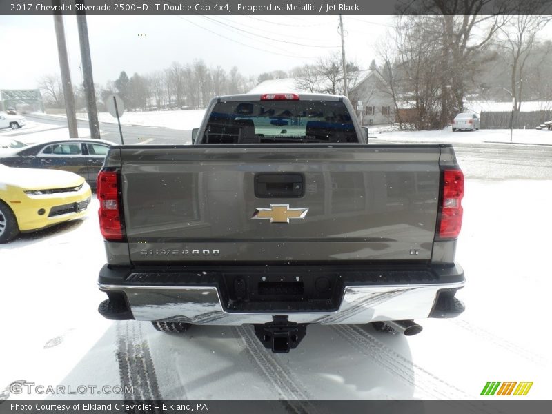Pepperdust Metallic / Jet Black 2017 Chevrolet Silverado 2500HD LT Double Cab 4x4