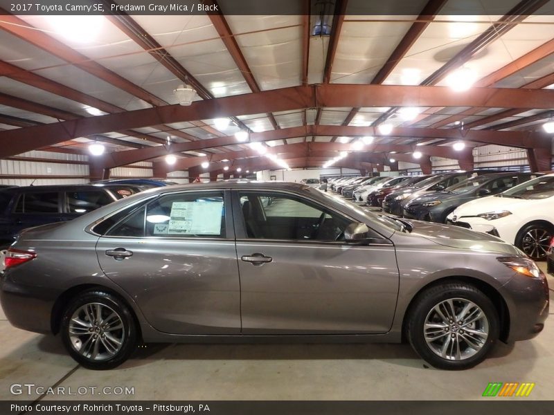 Predawn Gray Mica / Black 2017 Toyota Camry SE