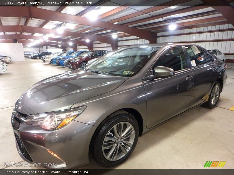Predawn Gray Mica / Black 2017 Toyota Camry SE