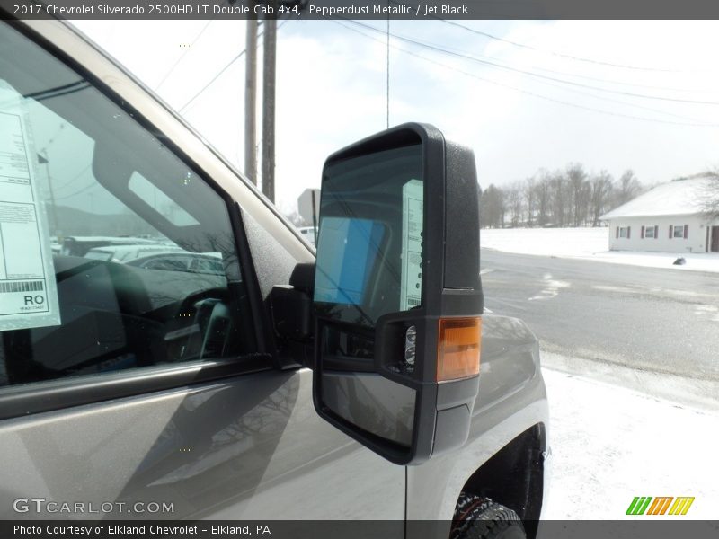 Pepperdust Metallic / Jet Black 2017 Chevrolet Silverado 2500HD LT Double Cab 4x4