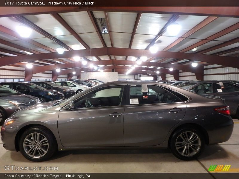 Predawn Gray Mica / Black 2017 Toyota Camry SE