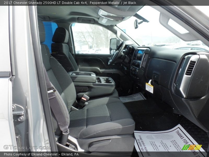 Pepperdust Metallic / Jet Black 2017 Chevrolet Silverado 2500HD LT Double Cab 4x4