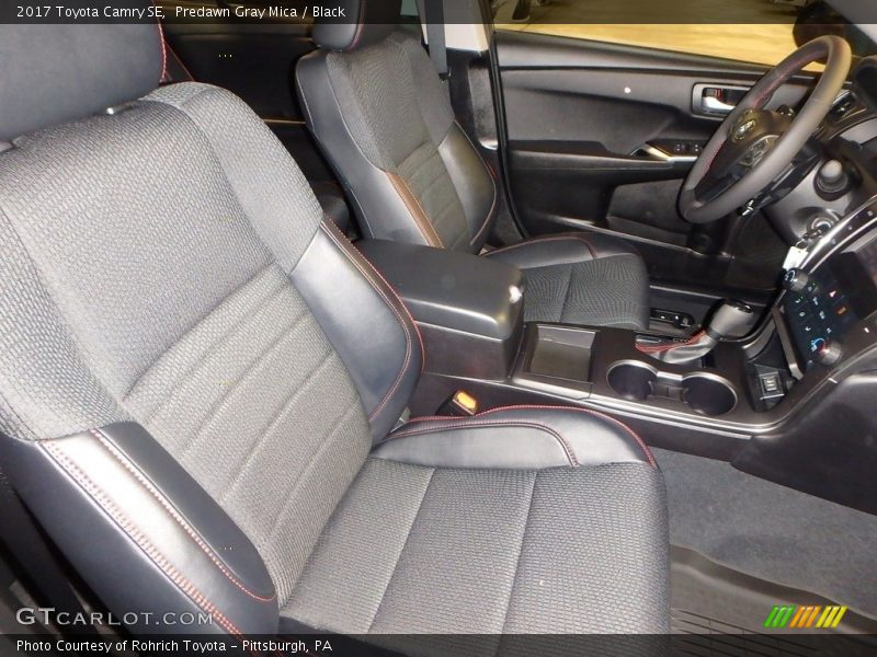 Predawn Gray Mica / Black 2017 Toyota Camry SE