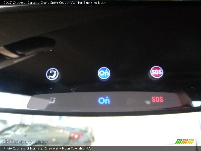 Admiral Blue / Jet Black 2017 Chevrolet Corvette Grand Sport Coupe