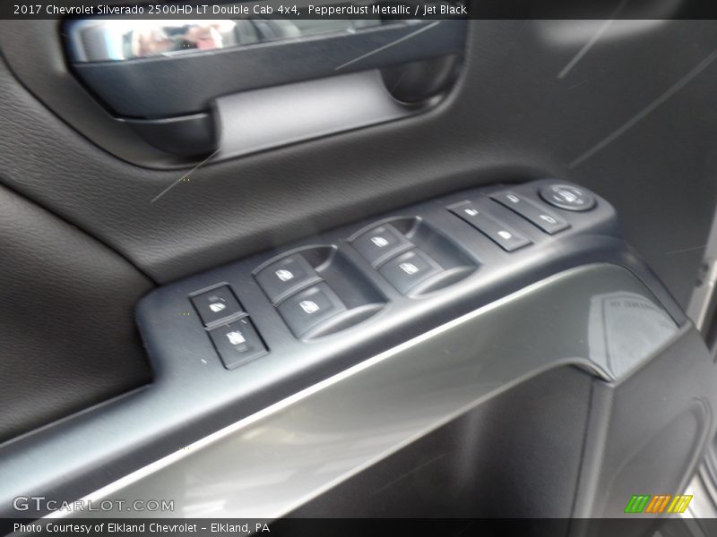 Pepperdust Metallic / Jet Black 2017 Chevrolet Silverado 2500HD LT Double Cab 4x4