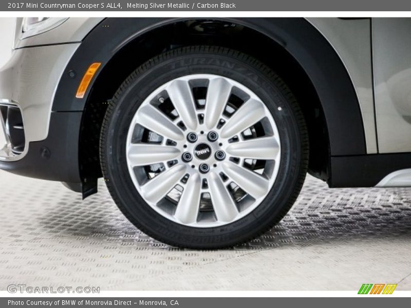Melting Silver Metallic / Carbon Black 2017 Mini Countryman Cooper S ALL4