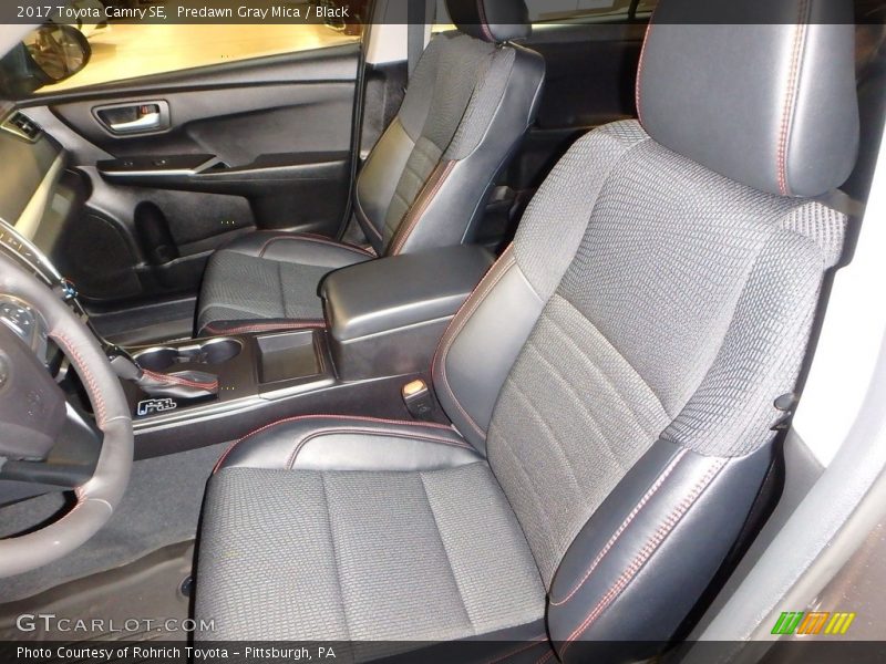 Predawn Gray Mica / Black 2017 Toyota Camry SE