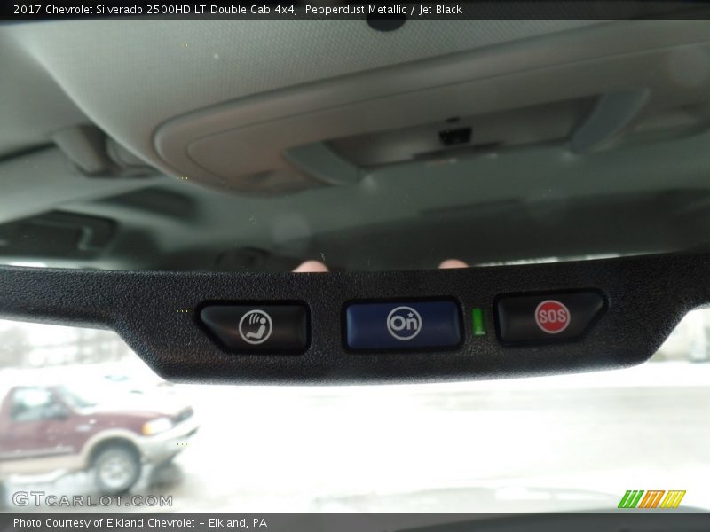 Pepperdust Metallic / Jet Black 2017 Chevrolet Silverado 2500HD LT Double Cab 4x4
