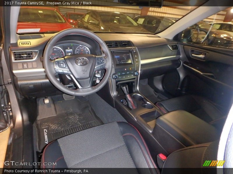 Predawn Gray Mica / Black 2017 Toyota Camry SE