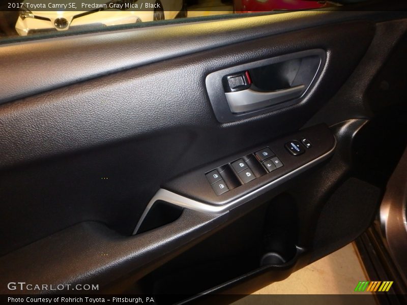 Predawn Gray Mica / Black 2017 Toyota Camry SE
