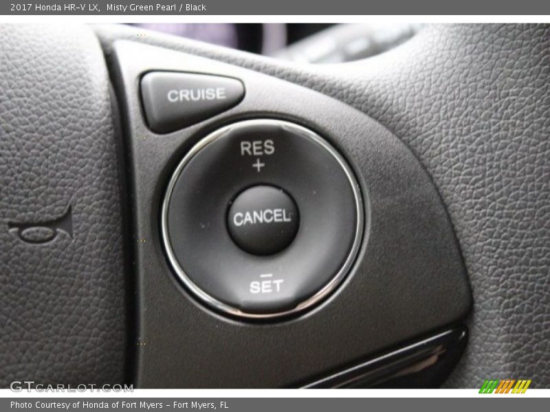 Misty Green Pearl / Black 2017 Honda HR-V LX