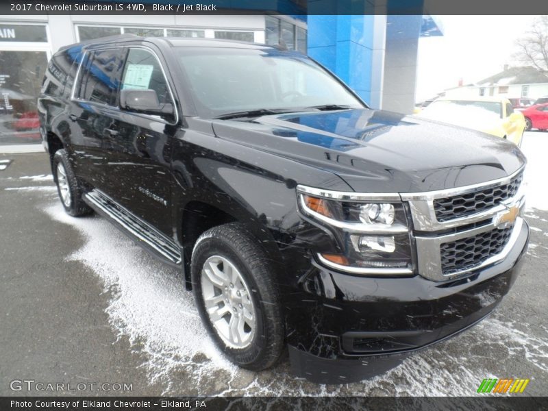Black / Jet Black 2017 Chevrolet Suburban LS 4WD