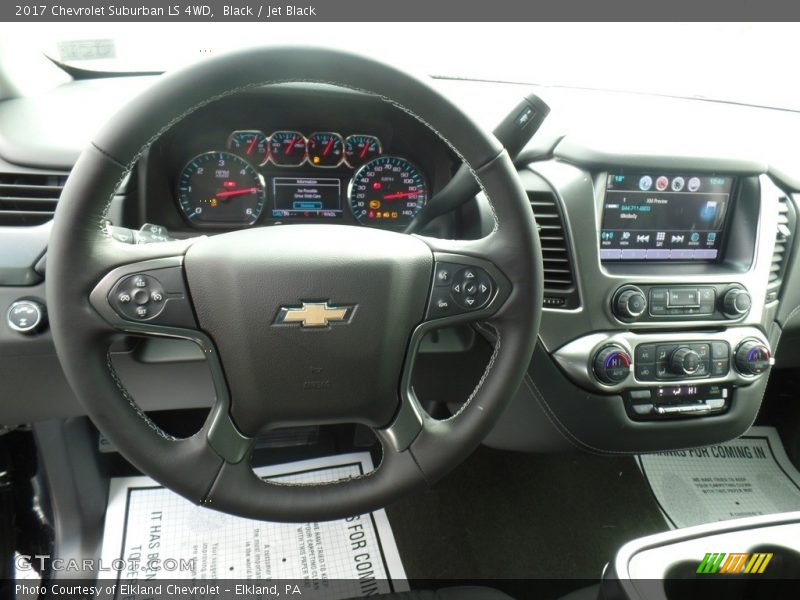 Black / Jet Black 2017 Chevrolet Suburban LS 4WD