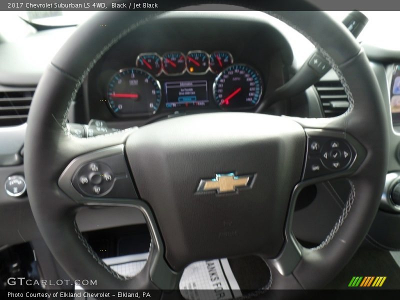 Black / Jet Black 2017 Chevrolet Suburban LS 4WD