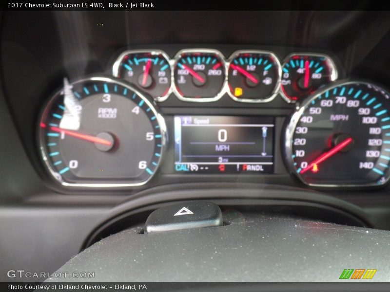 Black / Jet Black 2017 Chevrolet Suburban LS 4WD
