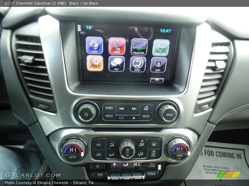 Black / Jet Black 2017 Chevrolet Suburban LS 4WD