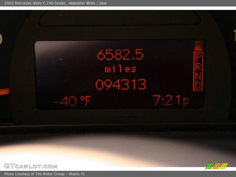 Alabaster White / Java 2003 Mercedes-Benz C 240 Sedan