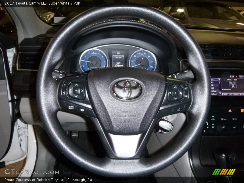 Super White / Ash 2017 Toyota Camry LE