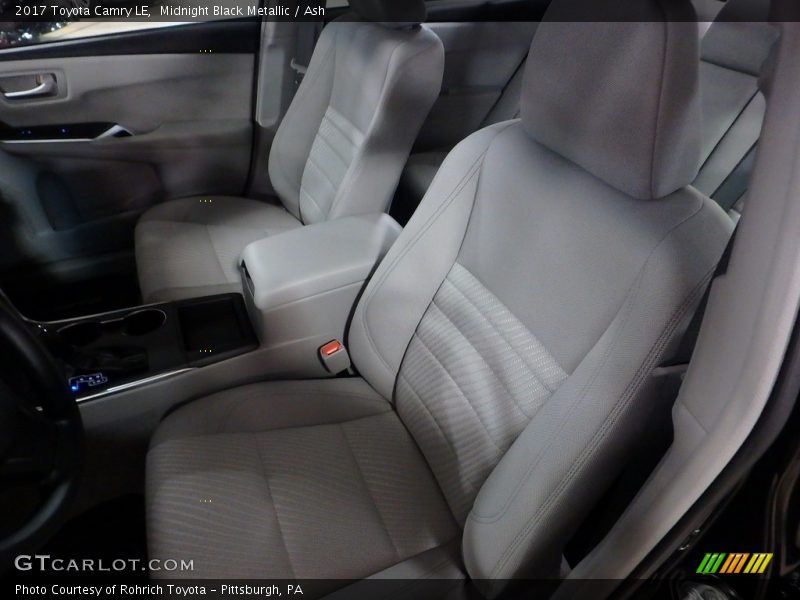 Midnight Black Metallic / Ash 2017 Toyota Camry LE