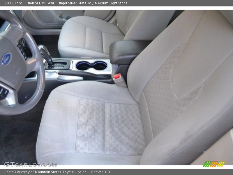 Ingot Silver Metallic / Medium Light Stone 2012 Ford Fusion SEL V6 AWD