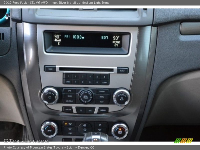 Ingot Silver Metallic / Medium Light Stone 2012 Ford Fusion SEL V6 AWD
